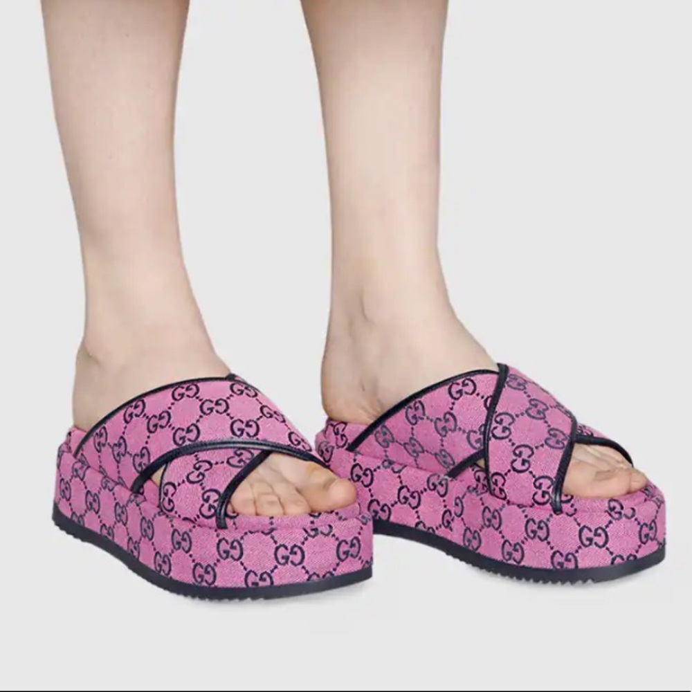 Gucci Multicolor platform sandal